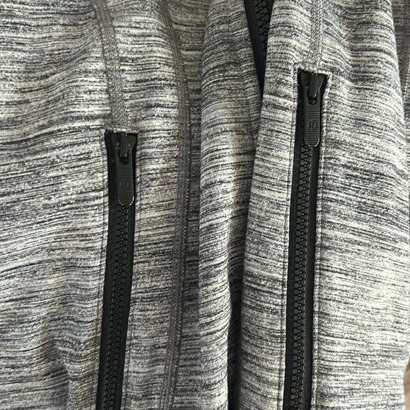 Lululemon Define Full Zip Jacket women’s size 6 Heathered Grey Black Luon - Picture 14 of 14